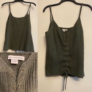 American Eagle Tie-Up Top